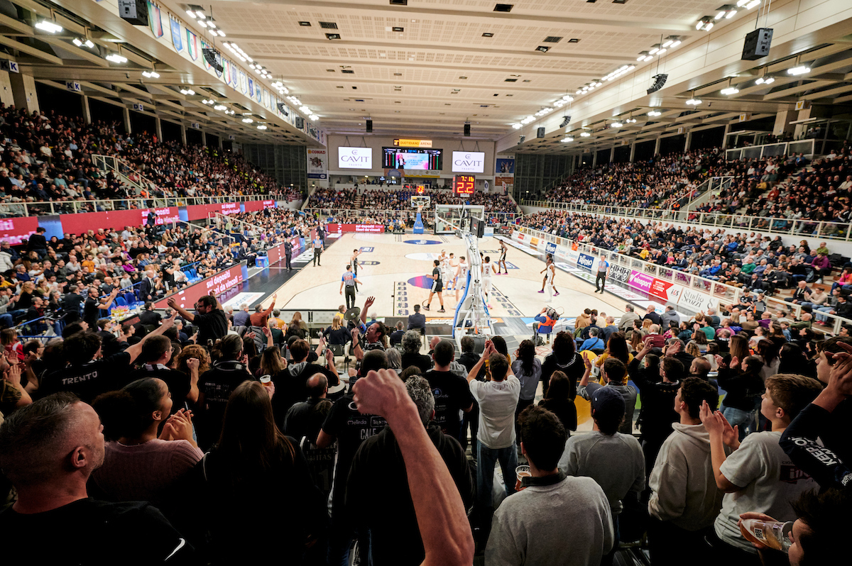 Serie a, LBA, diciottesima giornata, Dolomiti Energia Trentino VS Trapani Shark