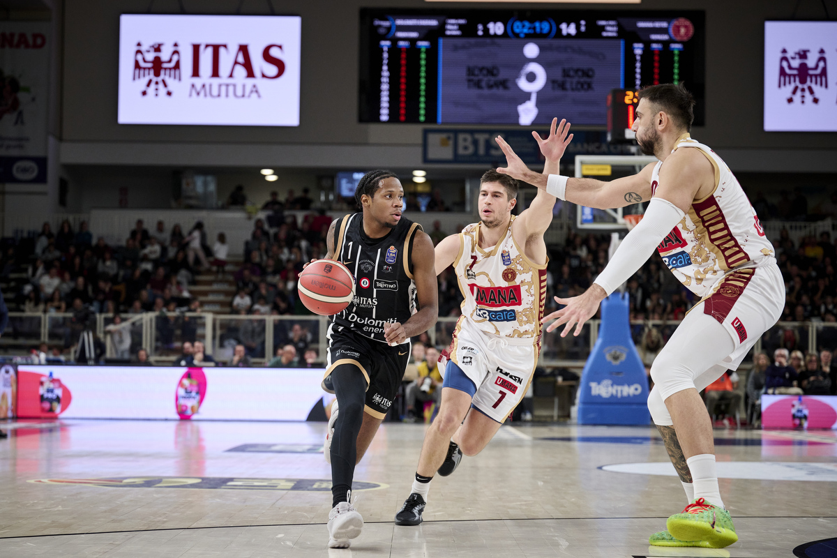 Serie A, LBA, undicesima giornata, Dolomiti Energia Trentino Vs Umana Reyer Venezia