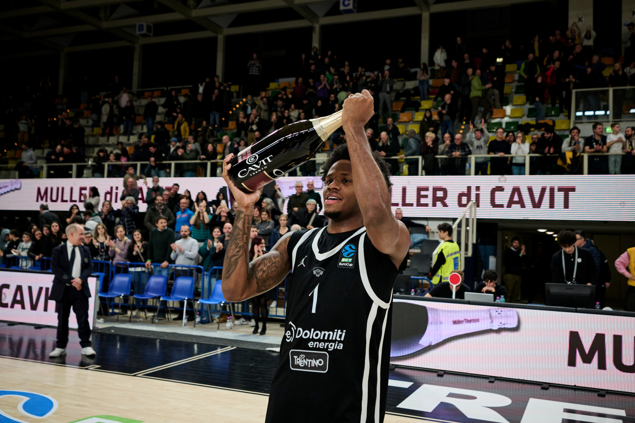 BKT Eurocup, Round 16, Dolomiti Energia Trento VS Besiktas Gain Istanbul