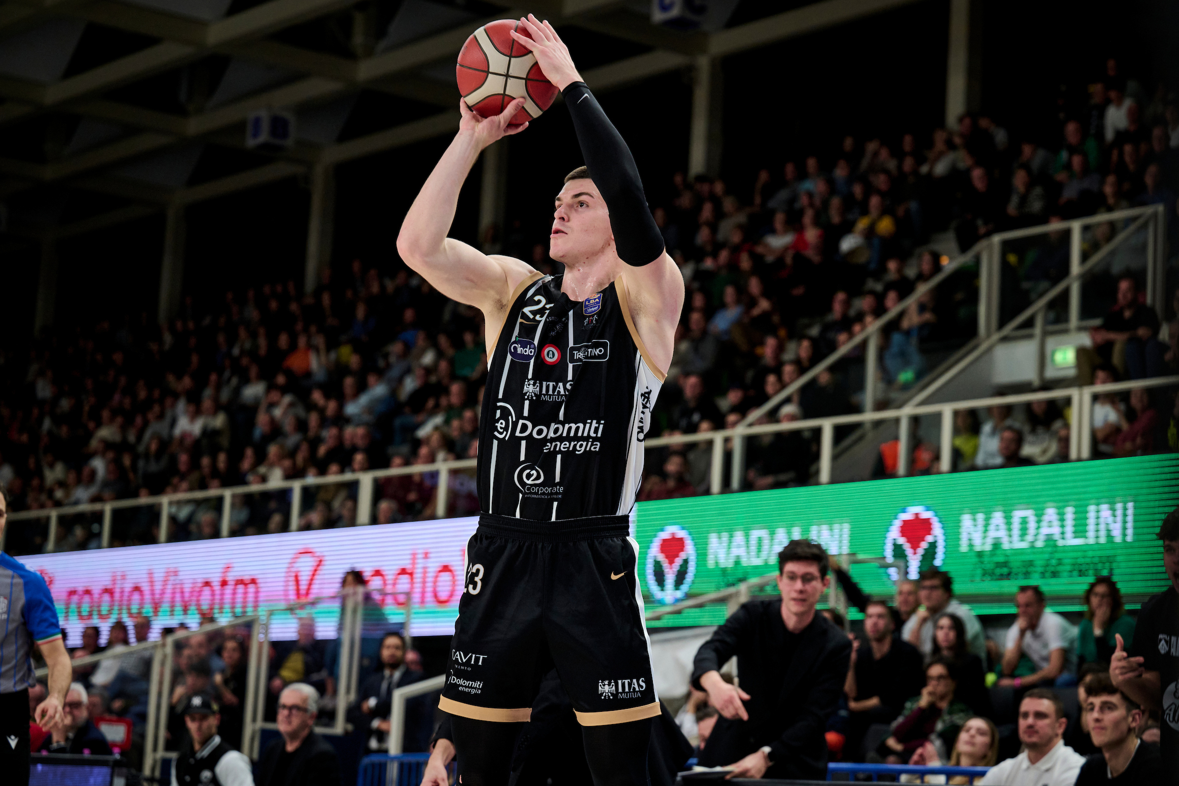 Serie A, LBA, tredicesima giornata, Dolomiti Energia Trentino vs Apu Old Wild West Udine