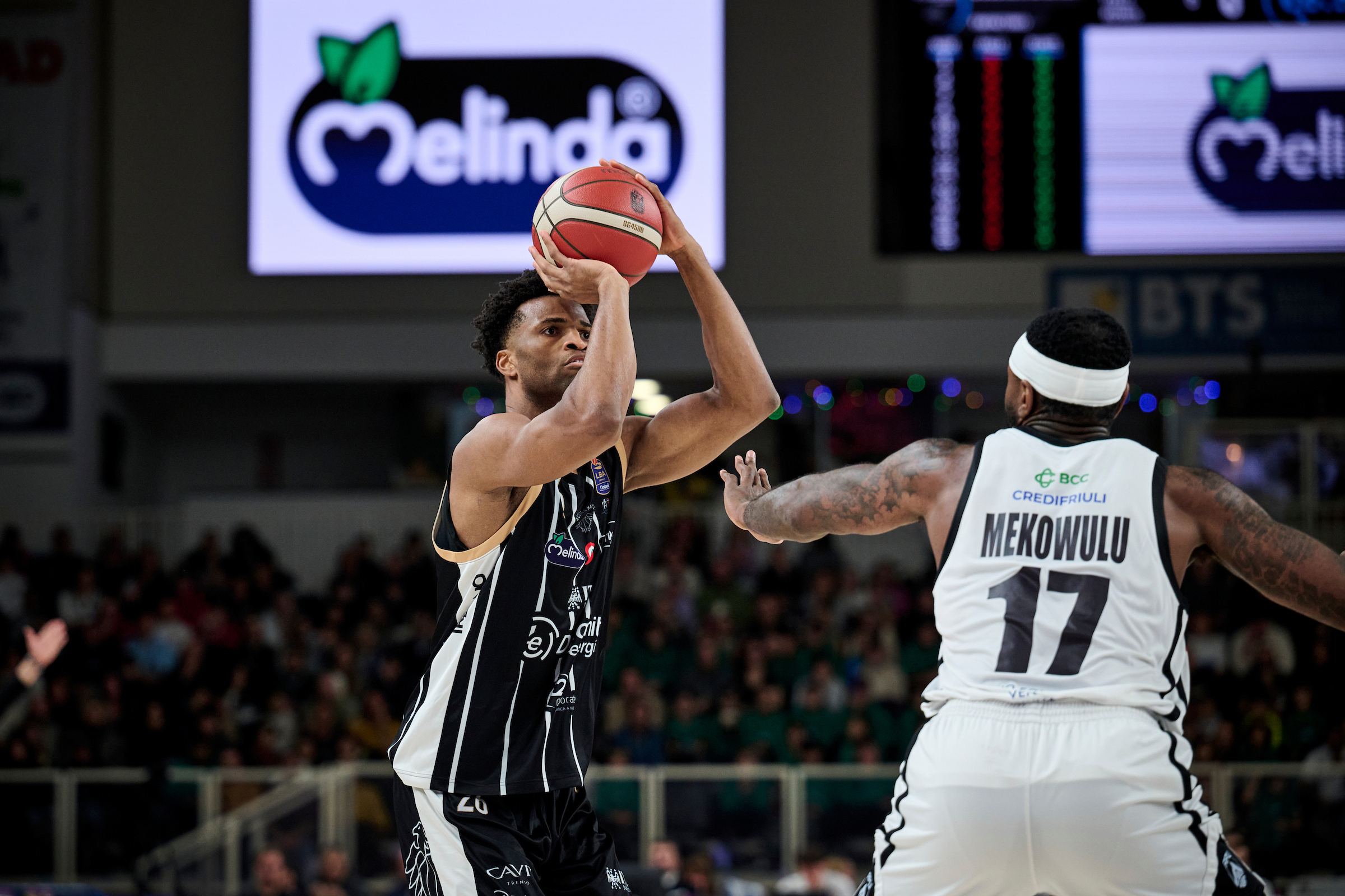 Serie A, LBA, tredicesima giornata, Dolomiti Energia Trentino vs Apu Old Wild West Udine