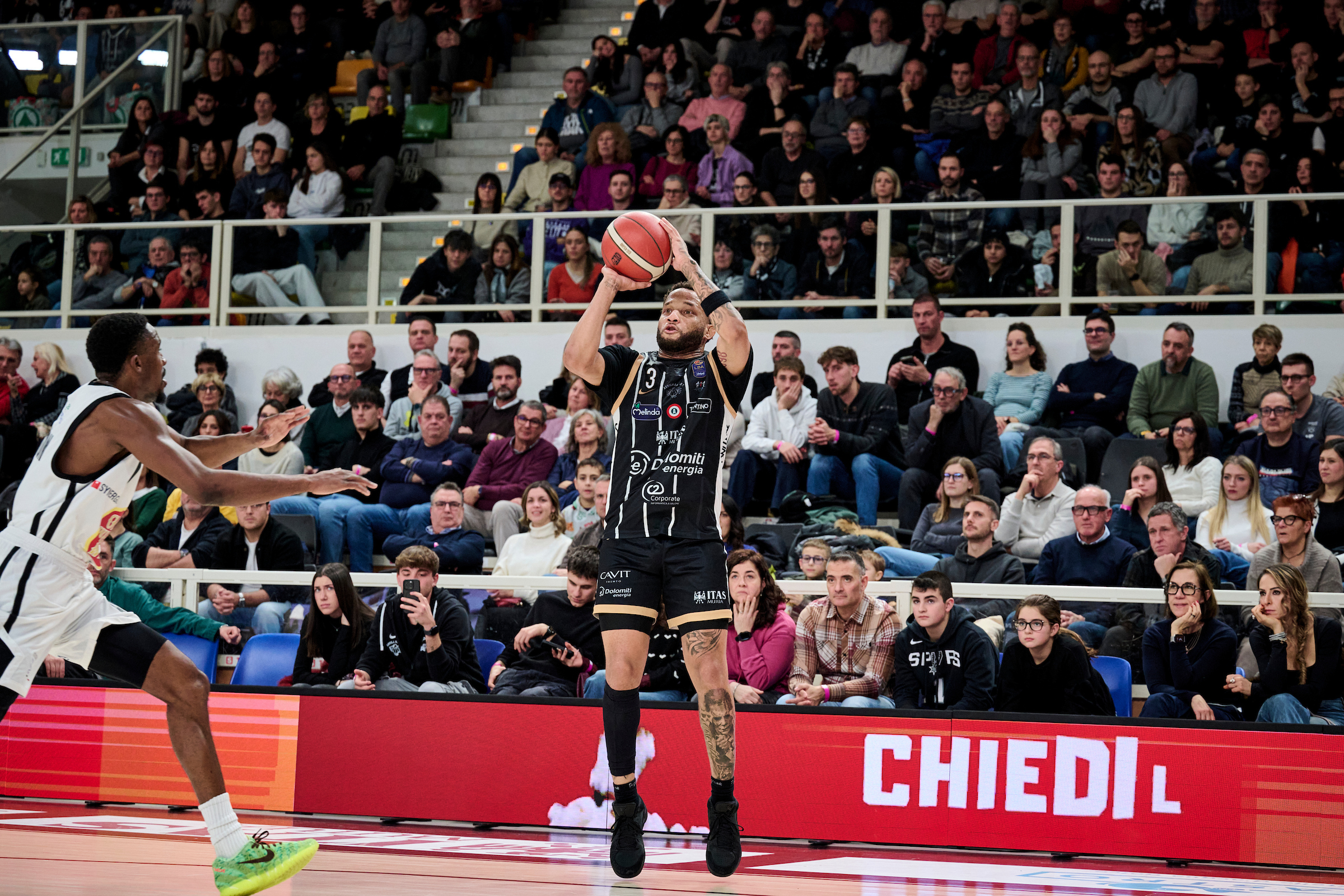 Serie A, LBA, tredicesima giornata, Dolomiti Energia Trentino vs Apu Old Wild West Udine