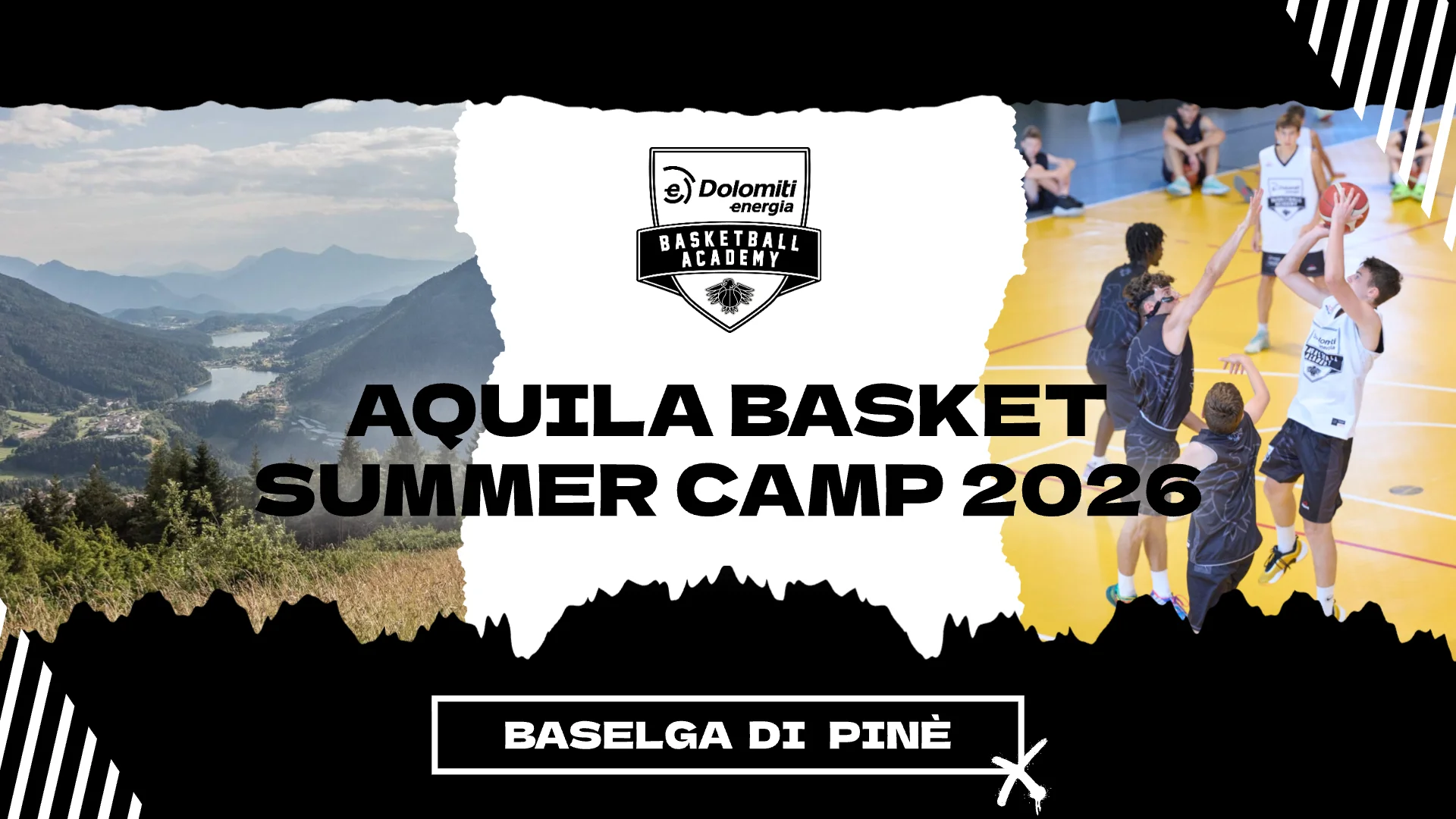 Aperte le iscrizioni Aquila Basket Summer Camp 2026