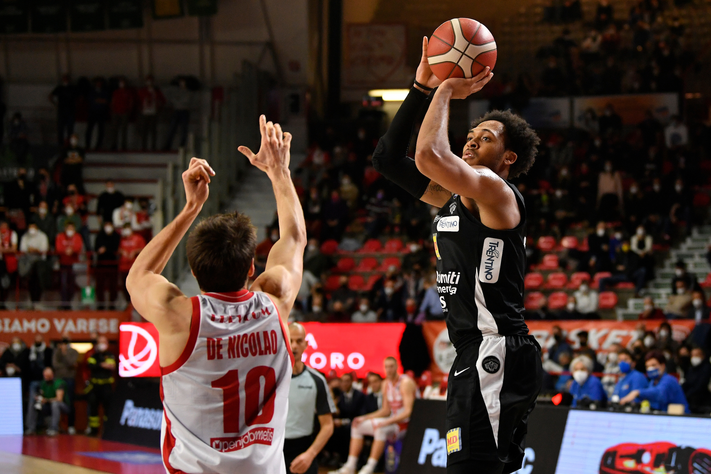 LBA Seria A, diciottesima giornata, Openjobmetis Varese - Dolomiti Energia Trentino