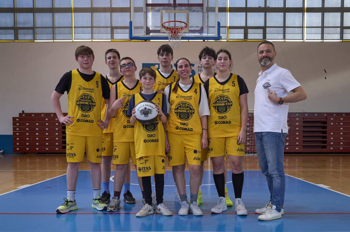 Volksbank Aquila Basket school cup, seconda tappa, Gardolo, Liceo Vittoria, Ivo de carneri, Buonarroti
