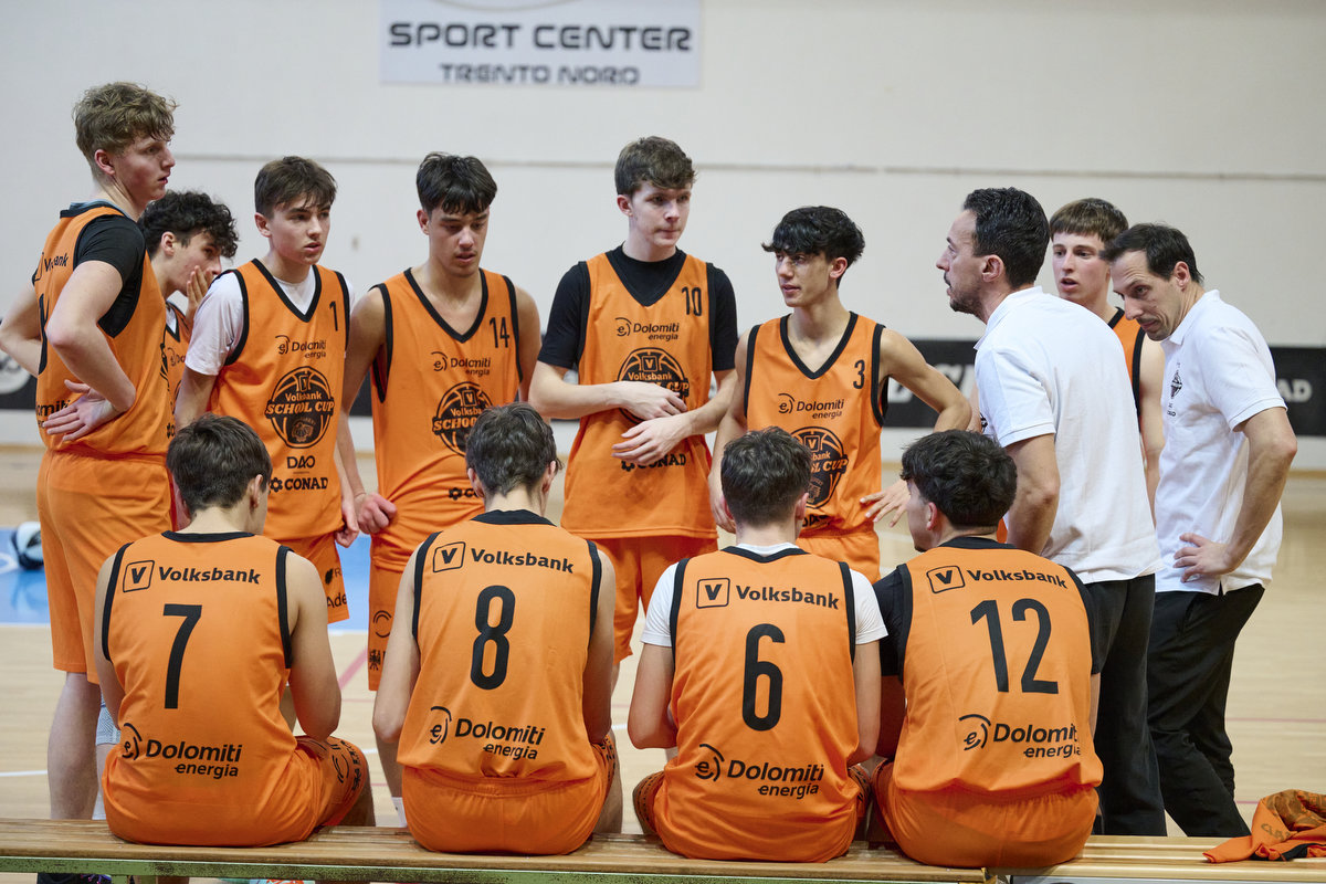 Volksbank Aquila Basket school cup, seconda tappa, Gardolo, Liceo Vittoria, Ivo de carneri, Buonarroti