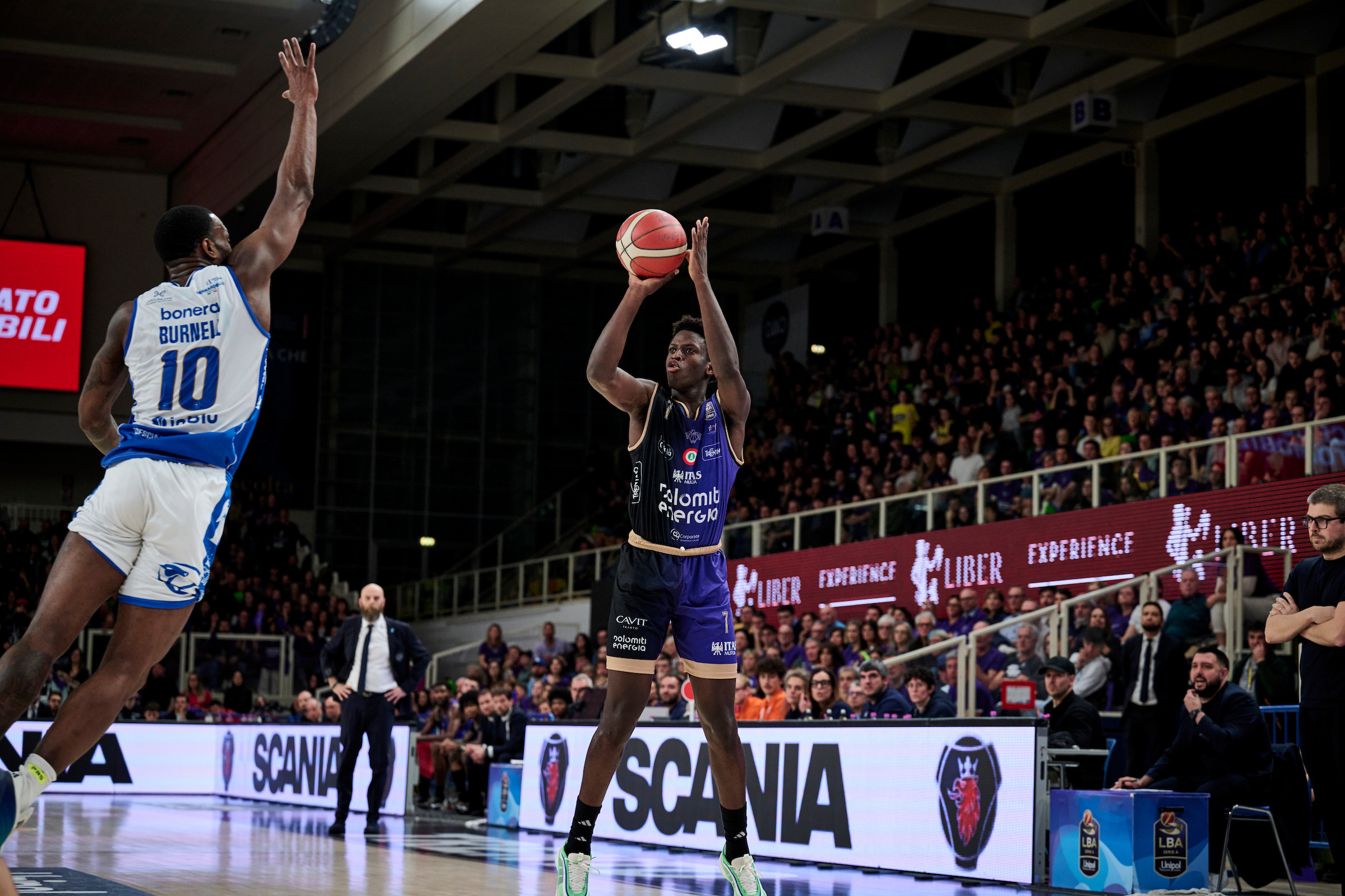 Serie A, LBA, Ventiduesima giornata, Dolomiti Energia Trentino Vs Germani Brescia