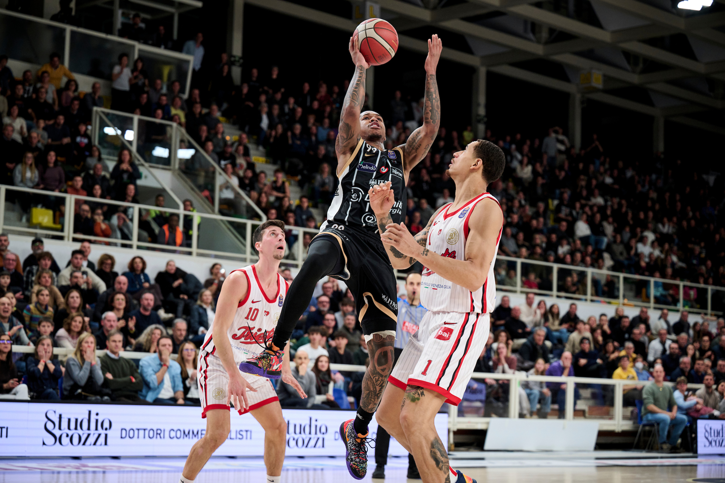 Serie A, LBA, quattordicesima giornata, Dolomiti Energia Trentino Vs Pallacanestro Trieste