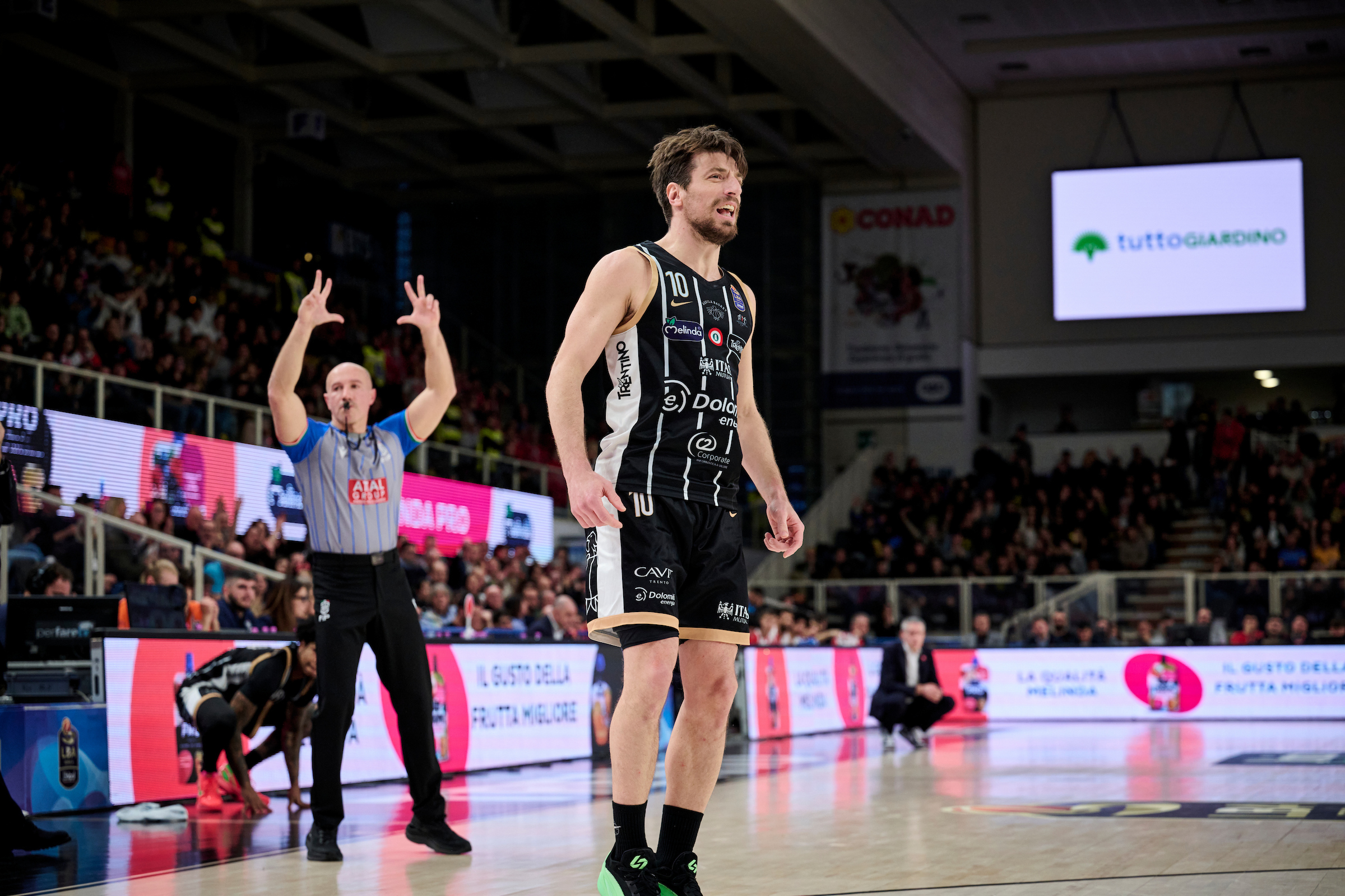 Serie A, LBA, diciannovesima giornata, Dolomiti Energia Trentino Vs Openjobmetis Varese