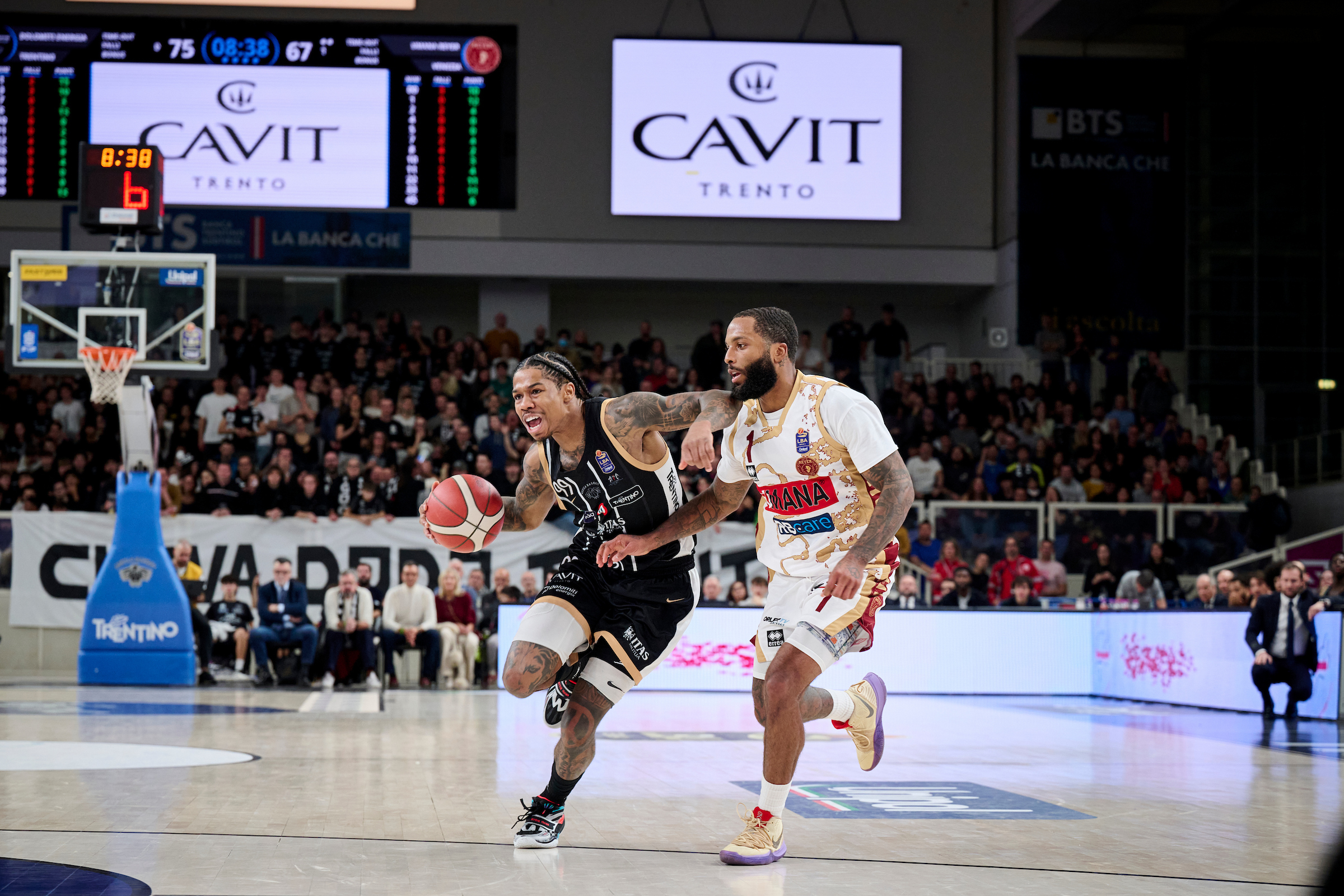 Serie A, LBA, undicesima giornata, Dolomiti Energia Trentino Vs Umana Reyer Venezia