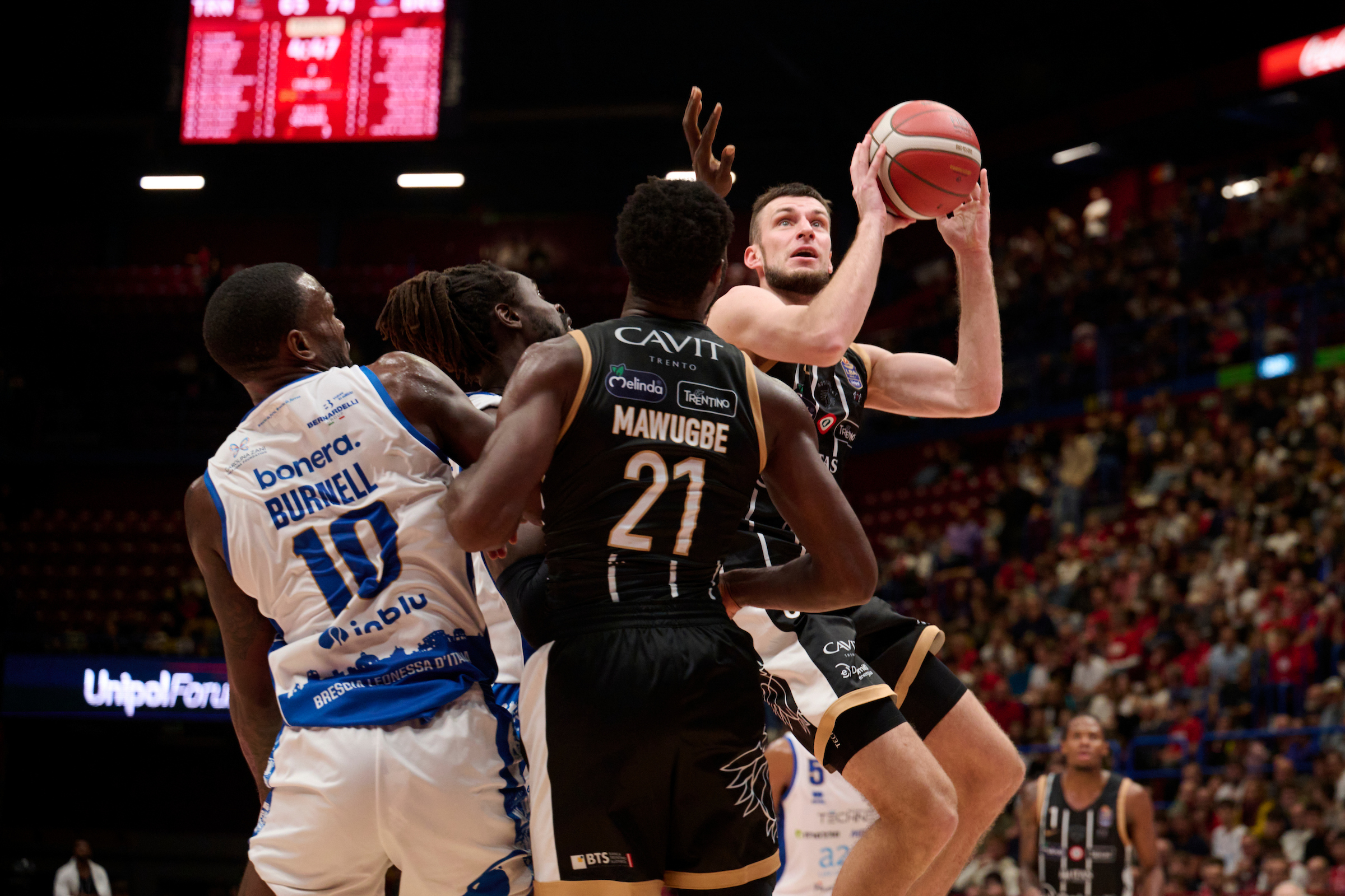 Supercoppa Italiana 2025, Semifinale, Dolomiti Energia Trentino Vs Germani Basket Brescia