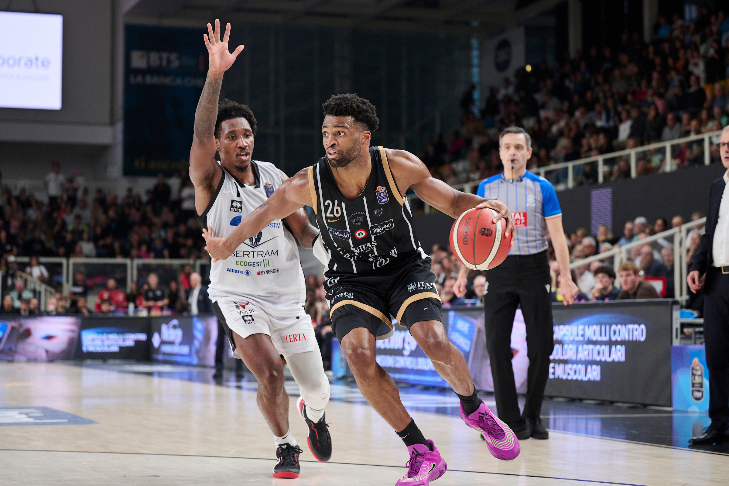 Serie A, LBA, terza giornata, Dolomiti Energia Trentino Vs Derthona Tortona Basket