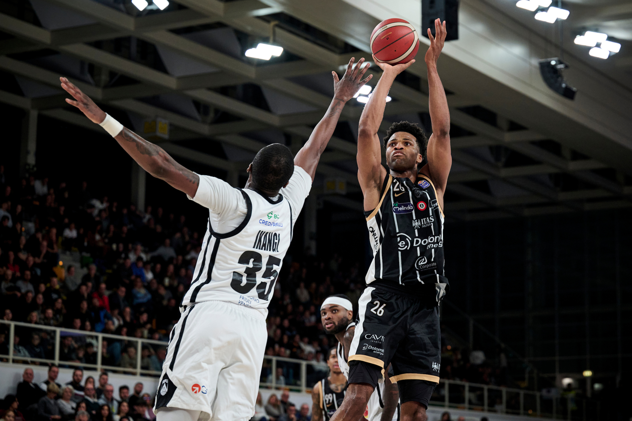 Serie A, LBA, tredicesima giornata, Dolomiti Energia Trentino vs Apu Old Wild West Udine