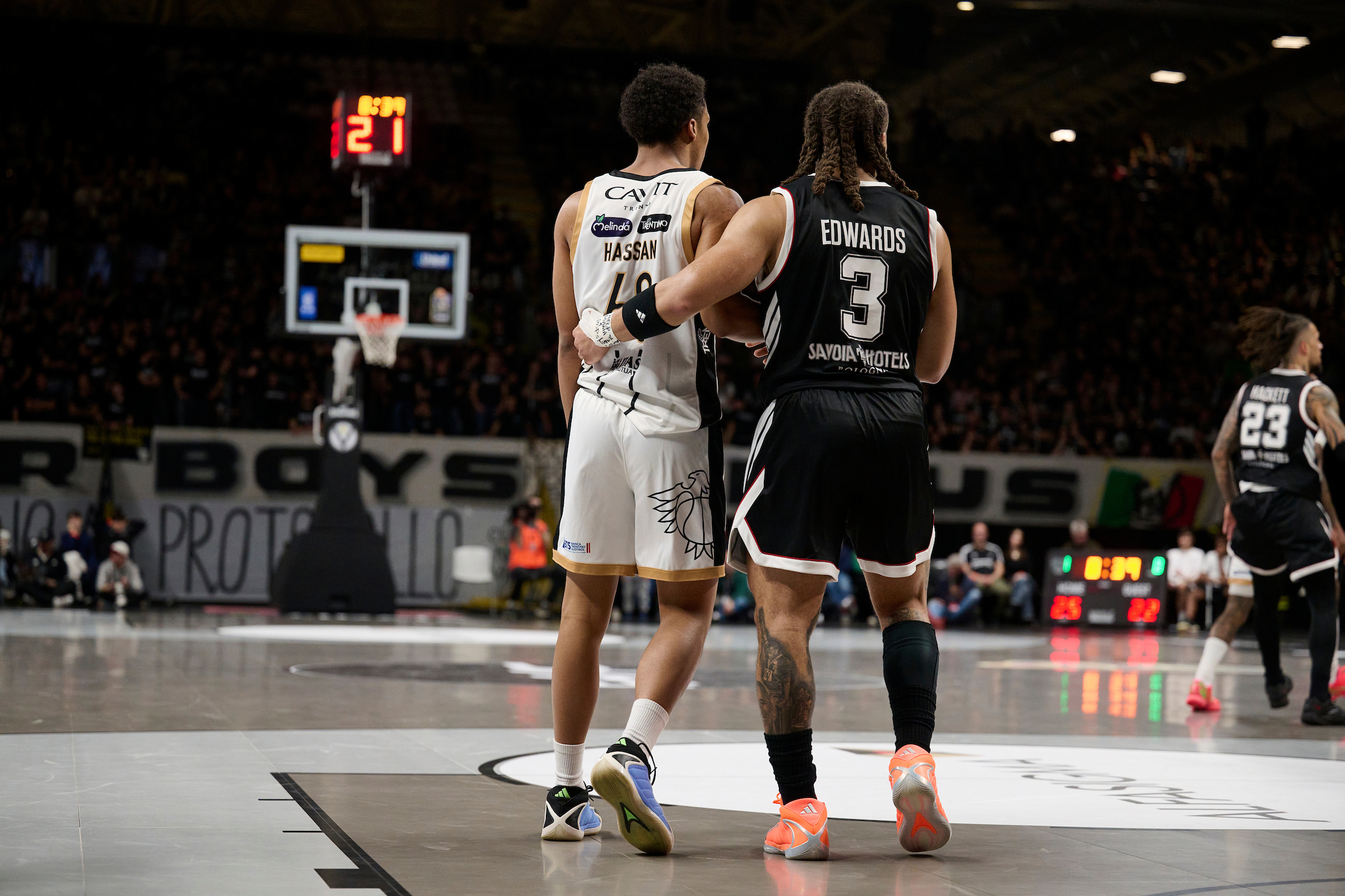 Serie A, LBA, diciottesima giornata, Olidata Virtus Bologna VS Dolomiti Energia Trentino