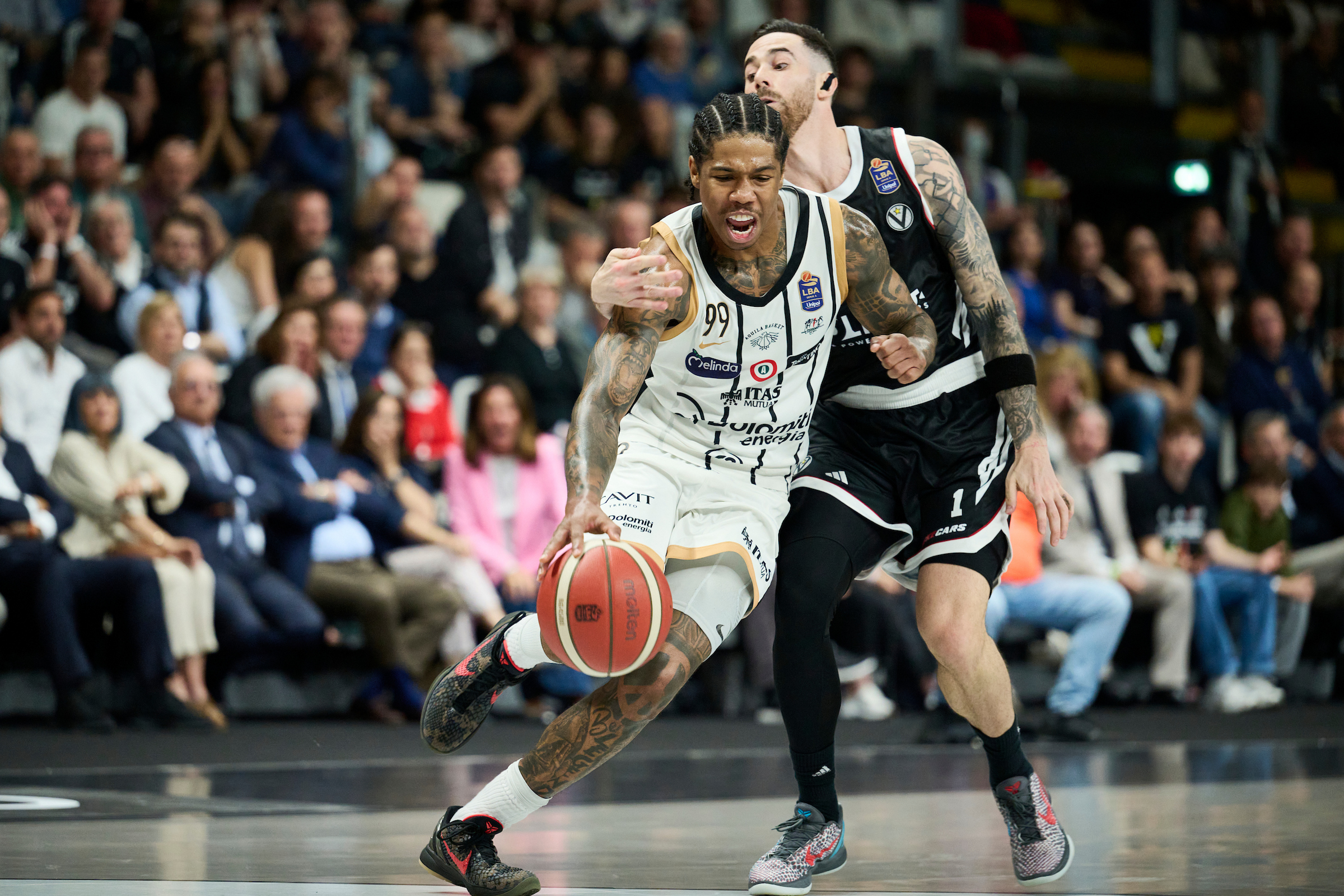 Serie A, LBA, Playoff 2026, gara 2, Virtus Olidata Bologna vs Dolomiti Energia Trentino