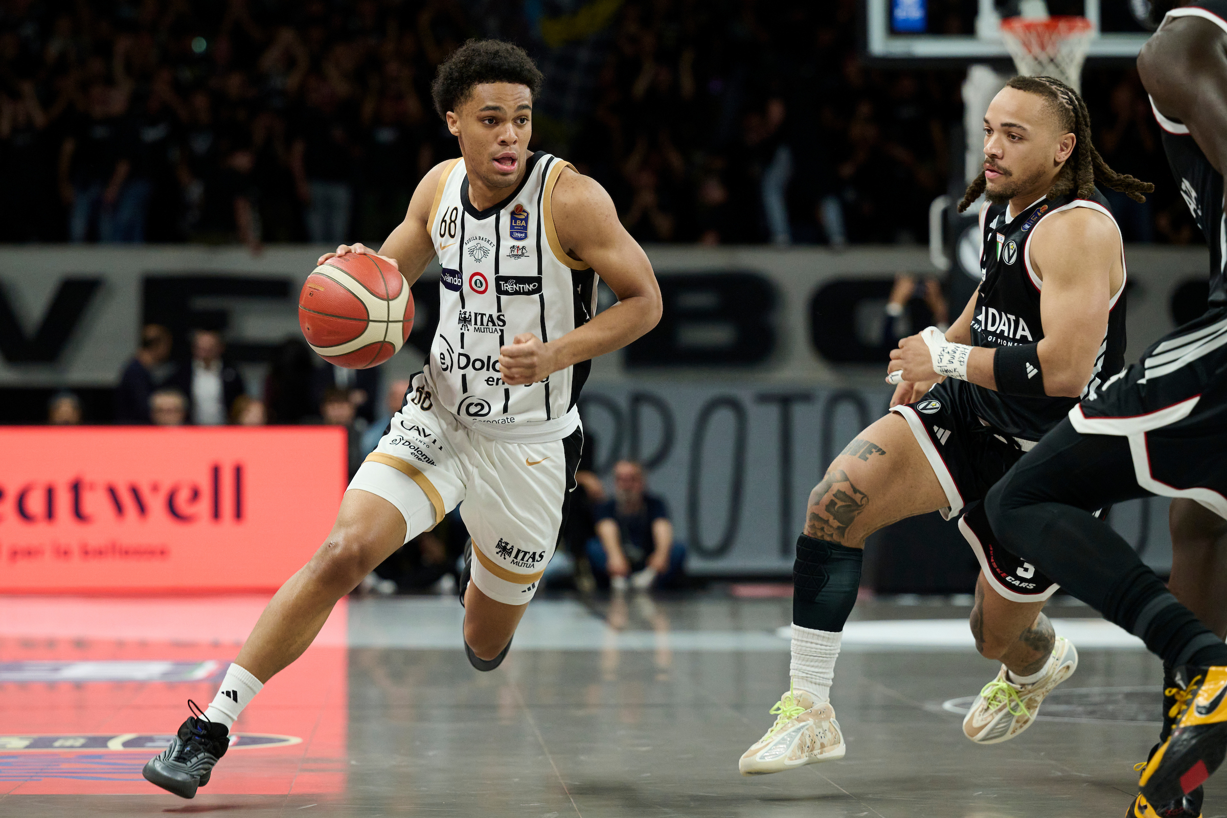 Serie A, LBA, Playoff 2026, gara 1, Virtus Olidata Bologna vs Dolomiti Energia Trentino