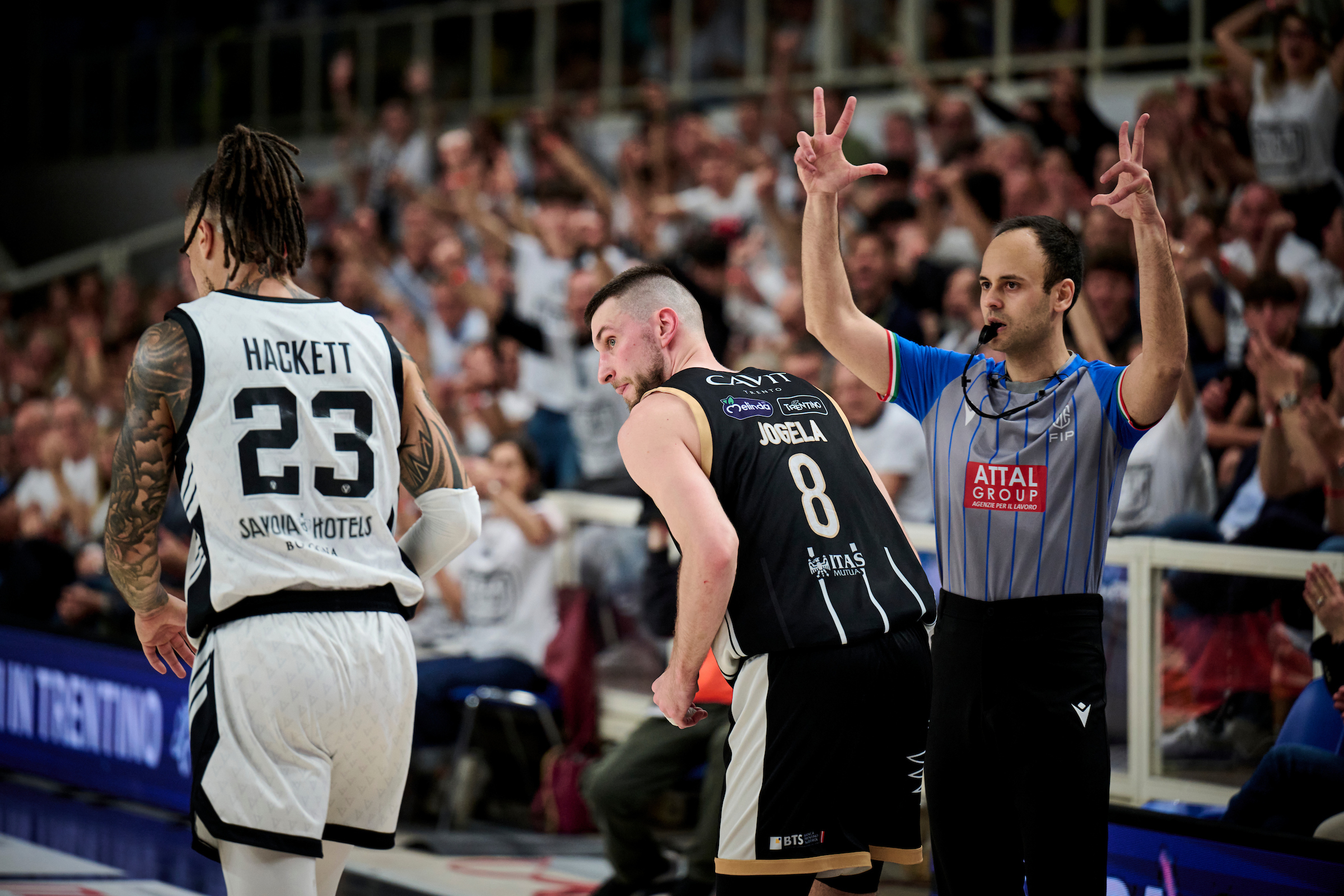 Serie A, LBA, Playoff 2026, gara 3, Dolomiti Energia Trentino vs Virtus Olidata Bologna