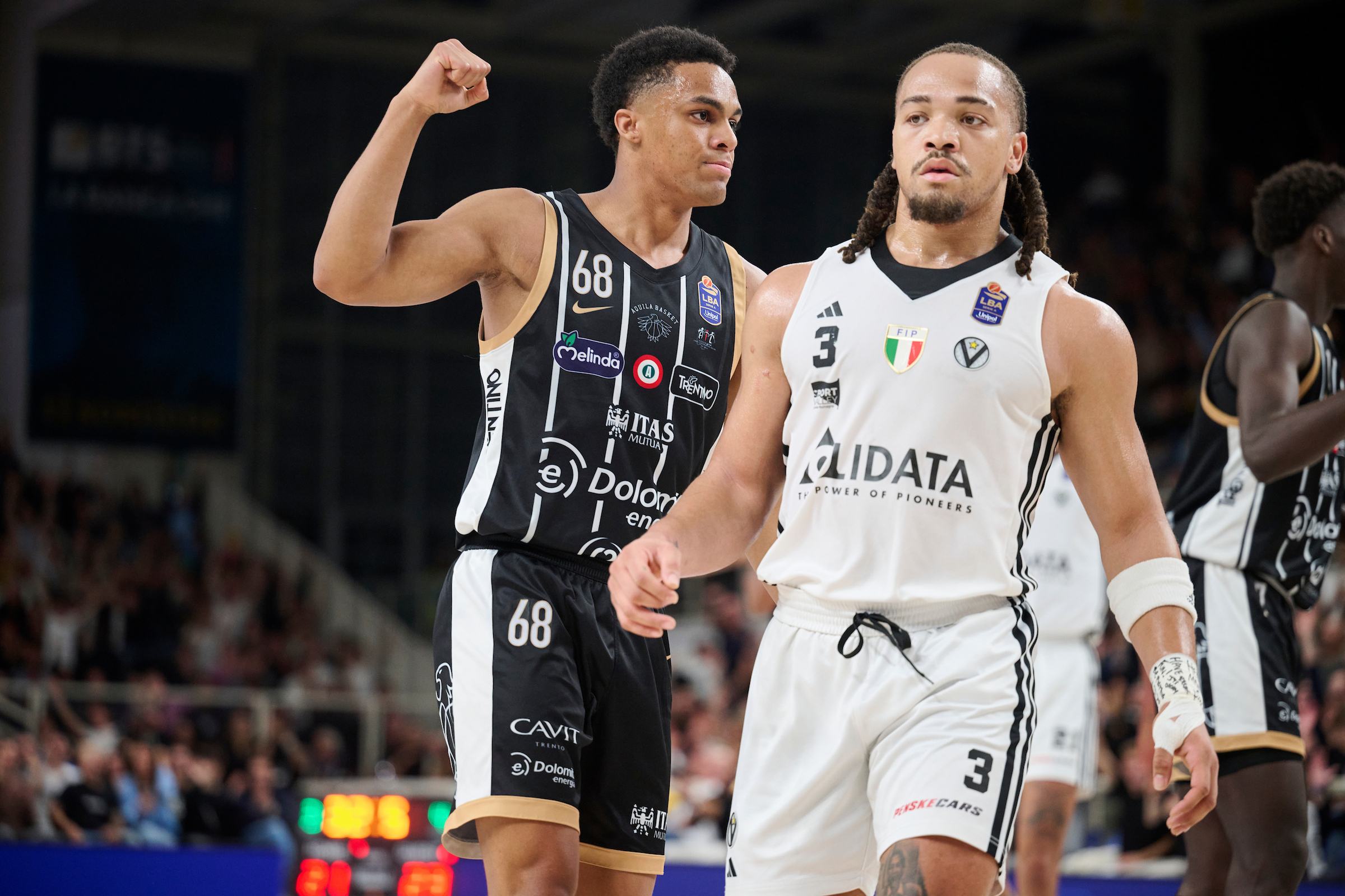 Serie A, LBA, quinta giornata, Dolomiti Energia Trentino Vs Virtus Olidata Bologna