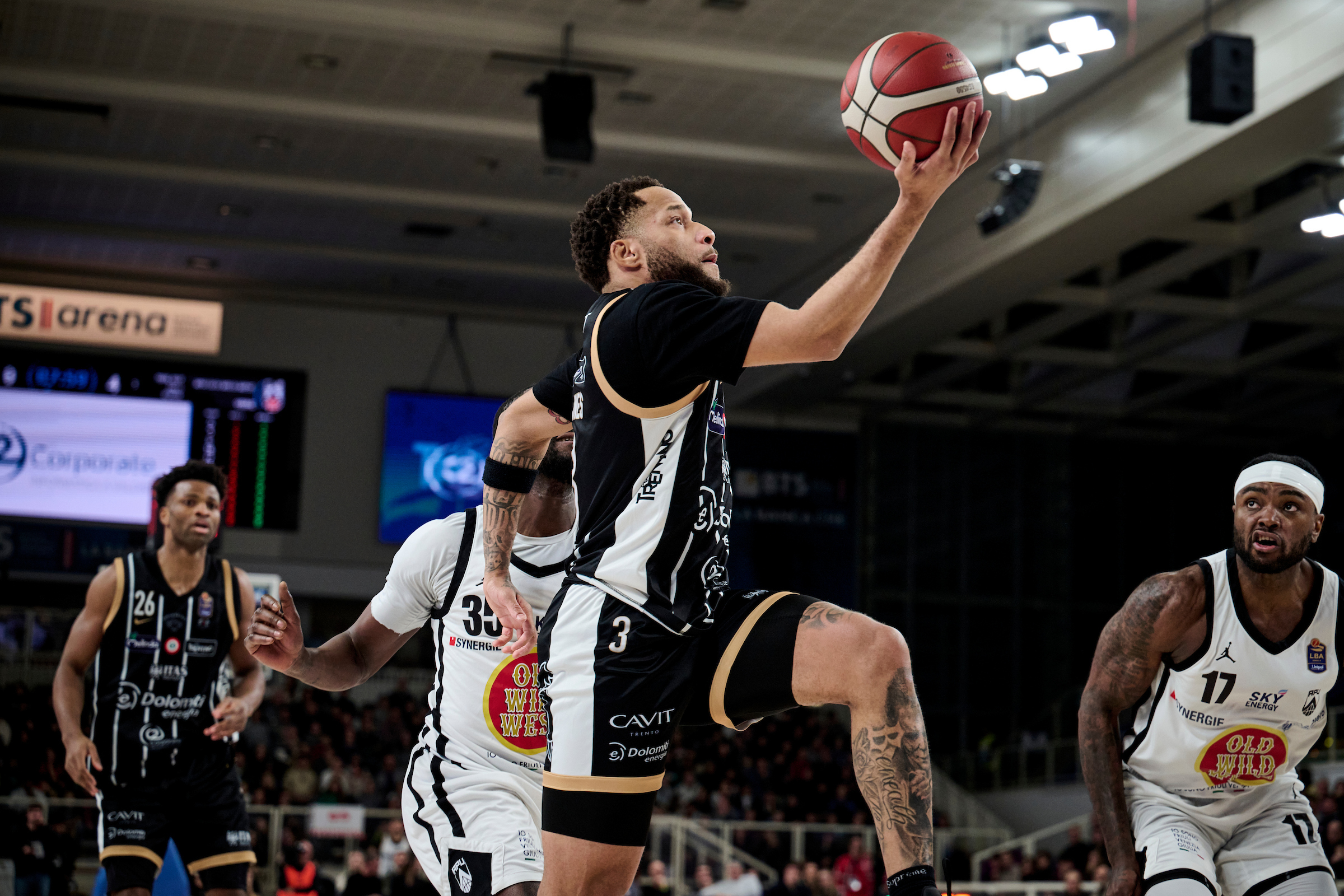 Serie A, LBA, tredicesima giornata, Dolomiti Energia Trentino vs Apu Old Wild West Udine