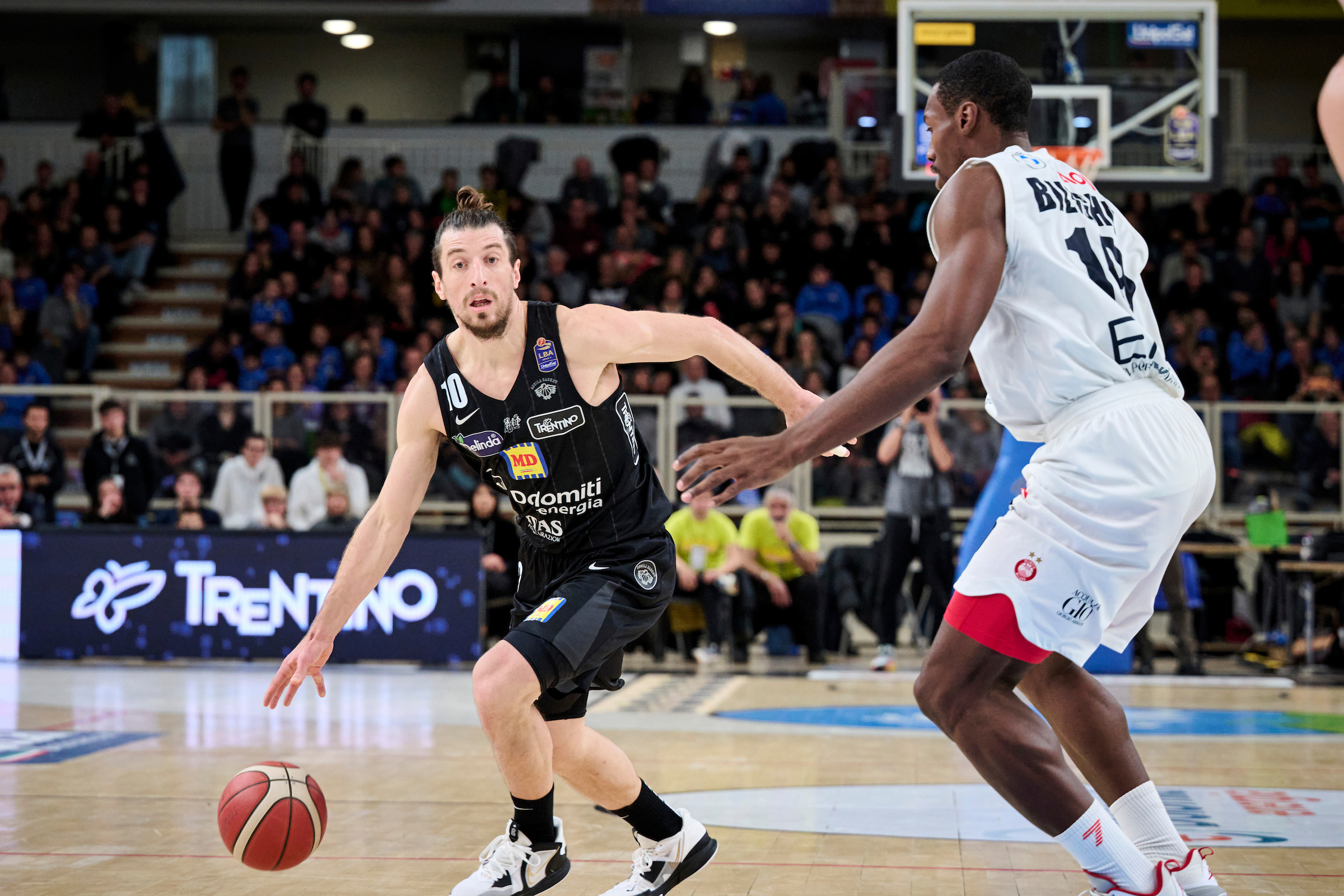 LBA Seria A, undicesima andata, Dolomiti Energia Trentino - EA7 Emporio Armani Olimpia Milano