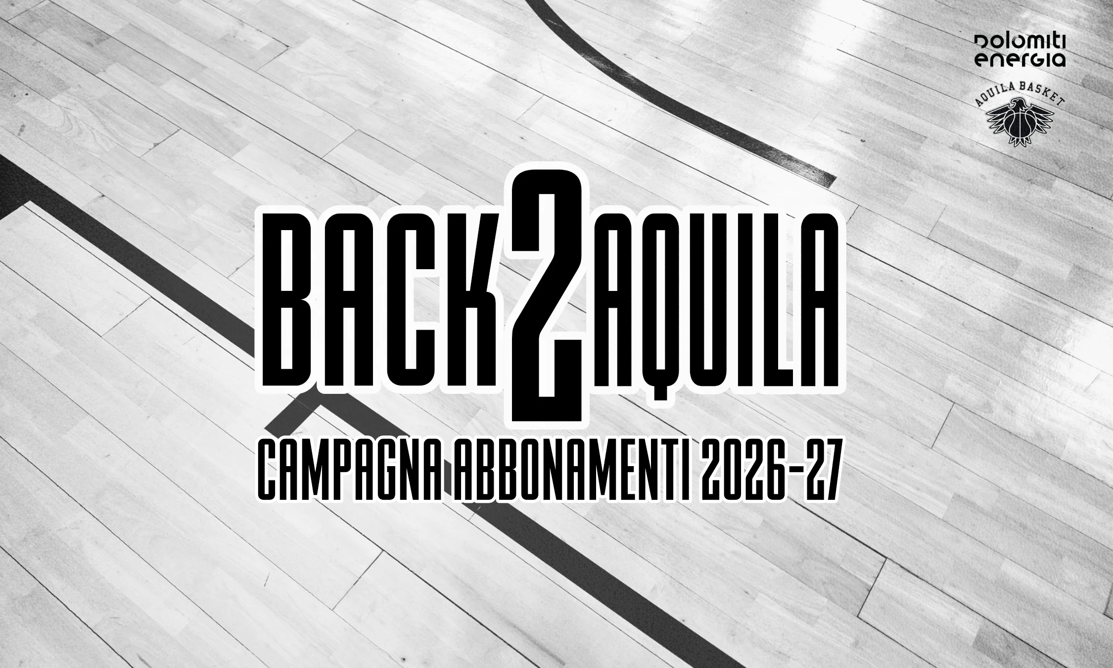 Back2Aquila Campagna Abbonamenti 2026/2027