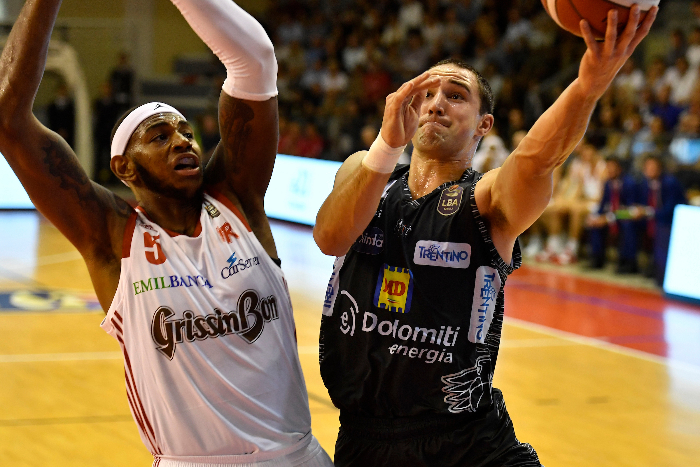 2a Andata, Campionato, Grissin Bon Reggio Emilia VS Dolomiti Energia Trentino