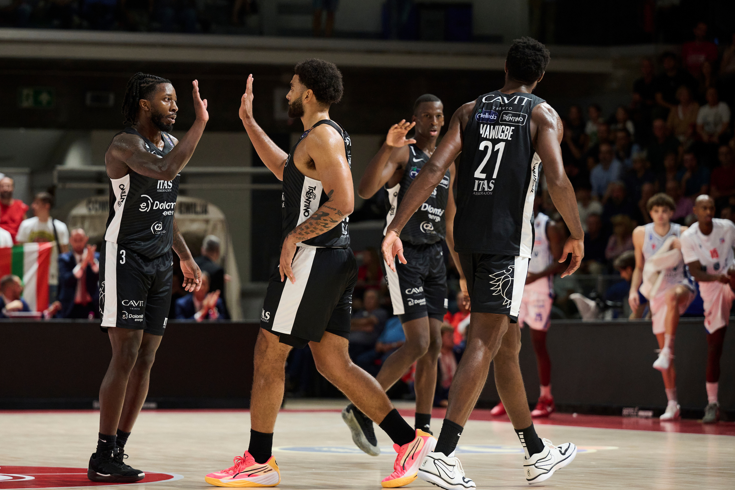 LBA Serie A, prima giornata, Una Hotels Reggio Emilia VS Dolomiti Energia Trentino