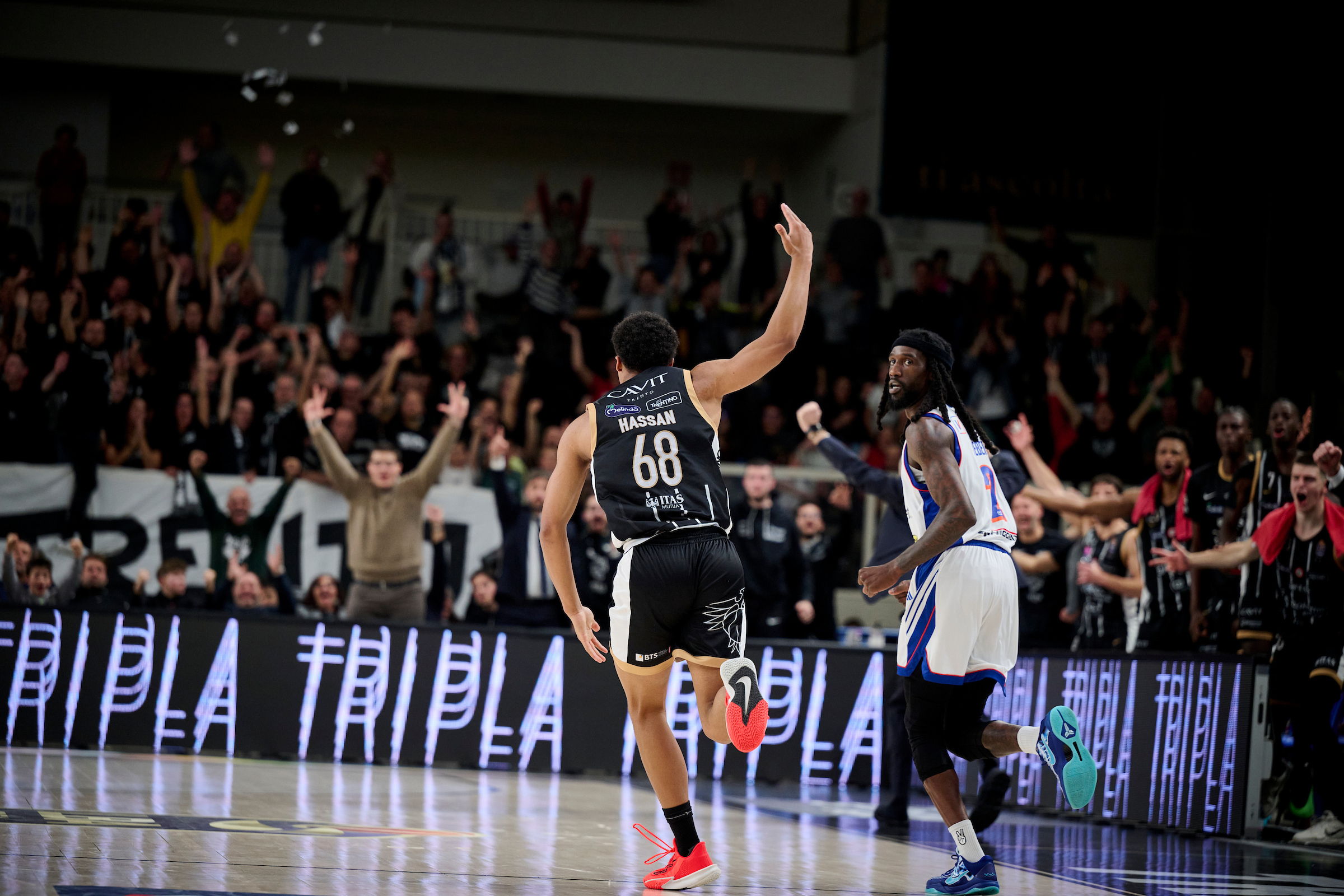 Serie A, LBA, nona giornata, Dolomiti Energia Trentino Vs Nutribullet Treviso