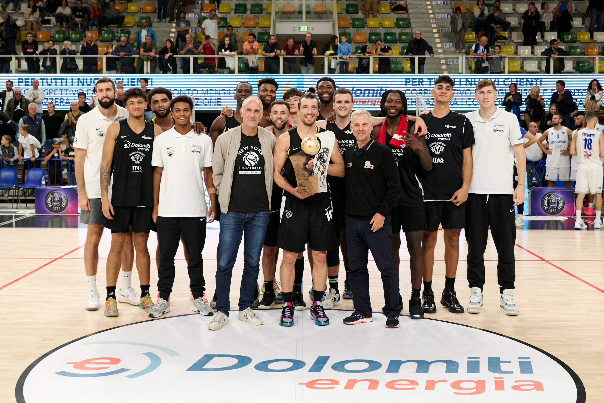 decimo memorial Brusinelli, Dolomiti Energia Trentino vs Germani Pallacanestro Brescia