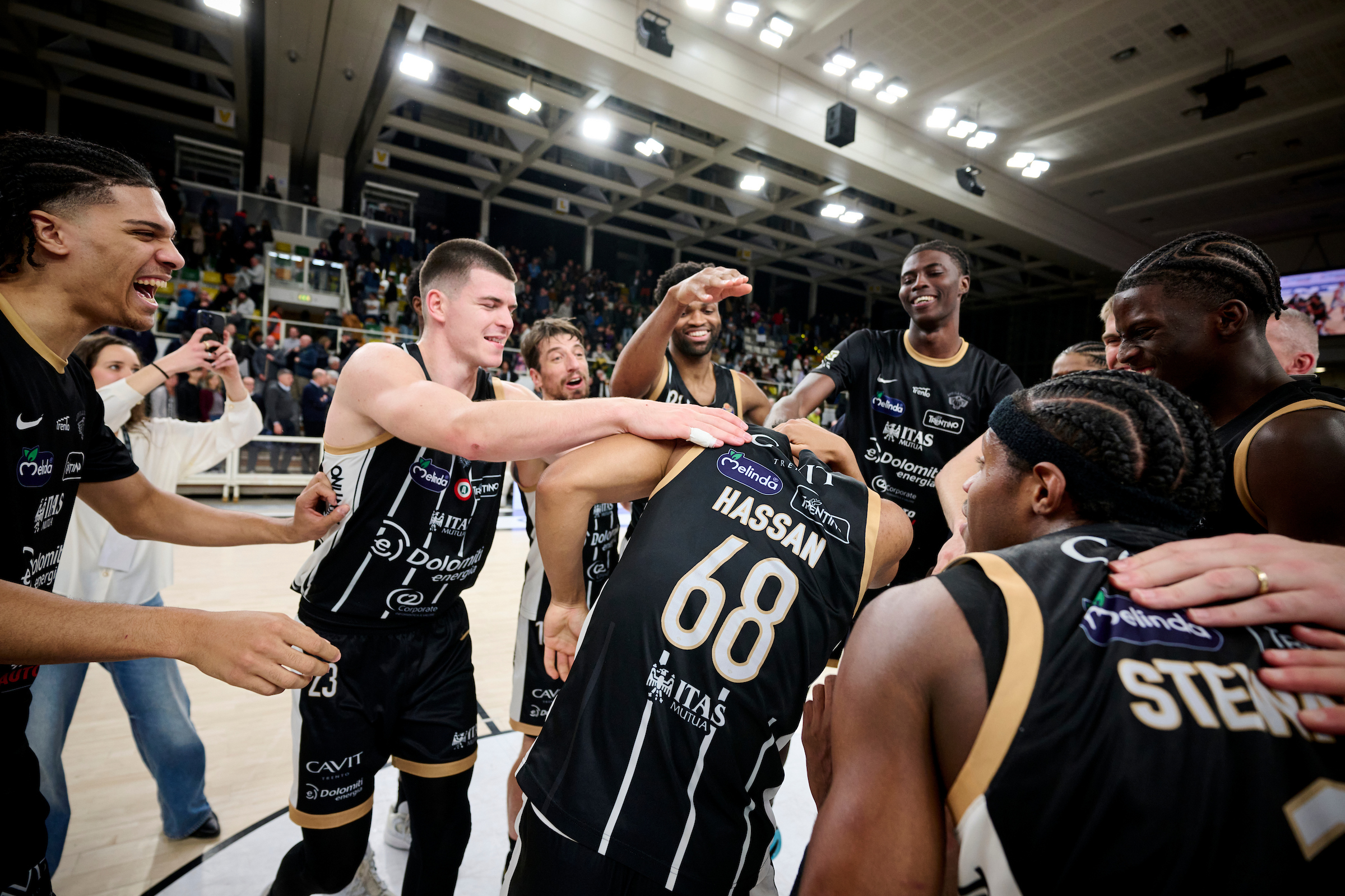 Serie A, LBA, nona giornata, Dolomiti Energia Trentino Vs Nutribullet Treviso