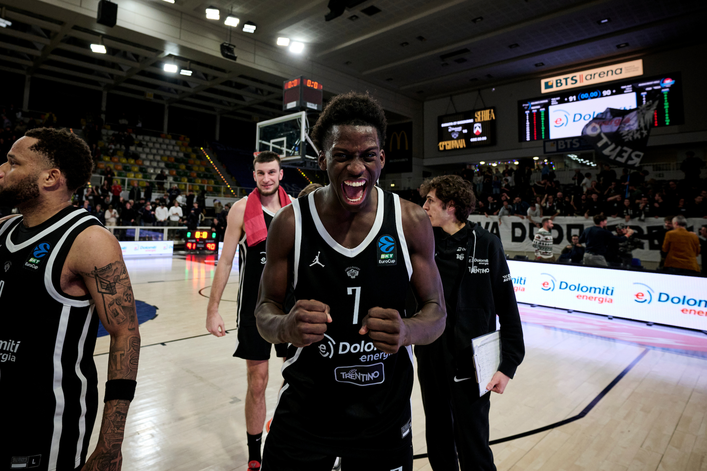 BKT Eurocup, Round 11, Dolomtiti Energia Trento VS Buducnost Voli Podgorica