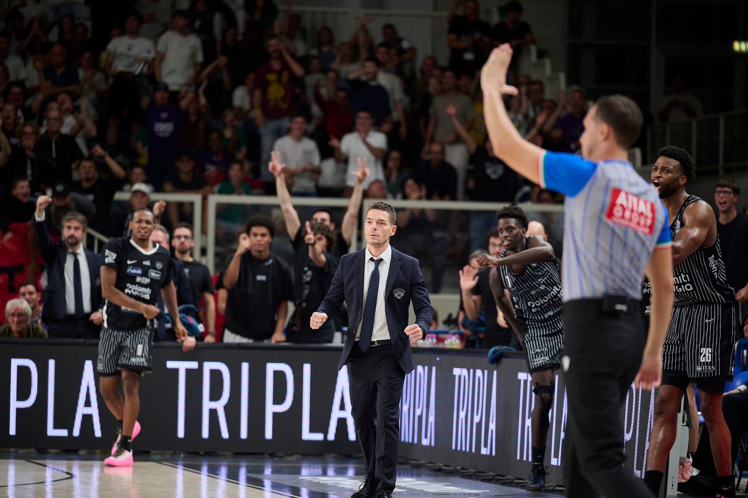LBA Sisal, Serie A, seconda giornata, Dolomiti Energia Trentino Vs Nutribullet Treviso